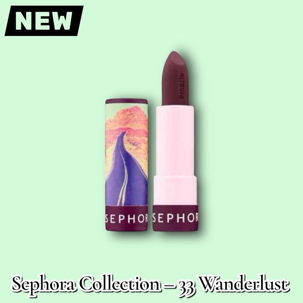 New NWT Sephora Collection Lipstories Lipstick – Shade 33 Wanderlust (Matte)